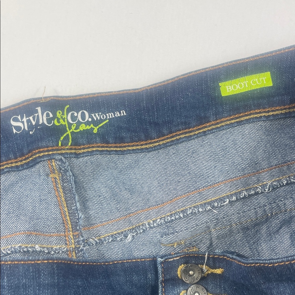 Style & Co. Women's Dark Blue Boot Cut Jeans
